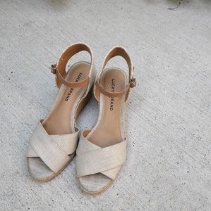 Lucky Brand summer wedges